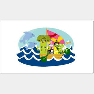 Veggie Ventures Boat Posters and Art